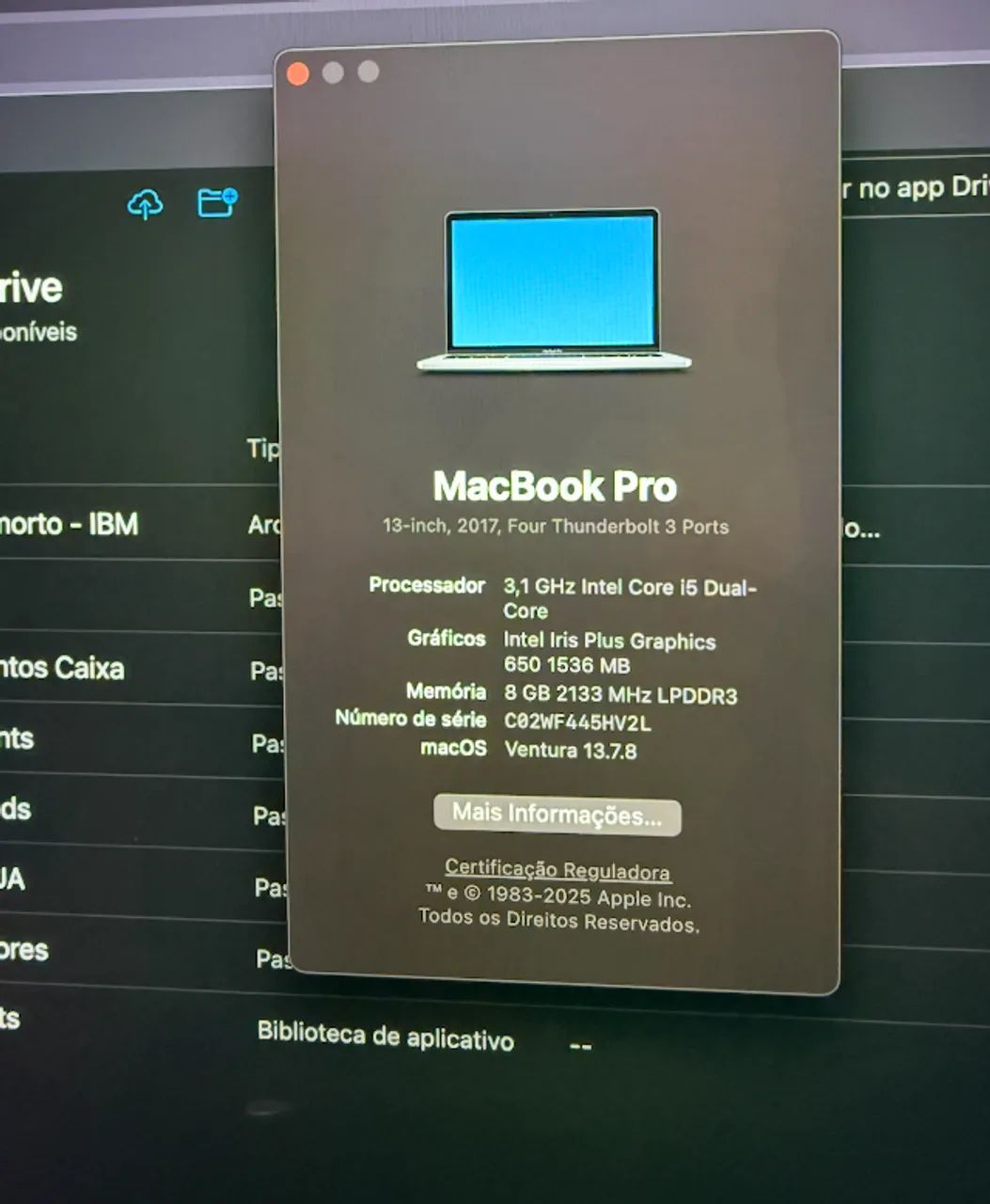 MacBook Pro Touchbar 2017- Tela Retina - 13 polegadas - Cinza Espacial - Foto 2
