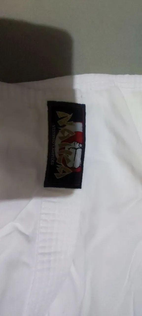 Kimono karatê infantil e luvas separado  - Foto 5