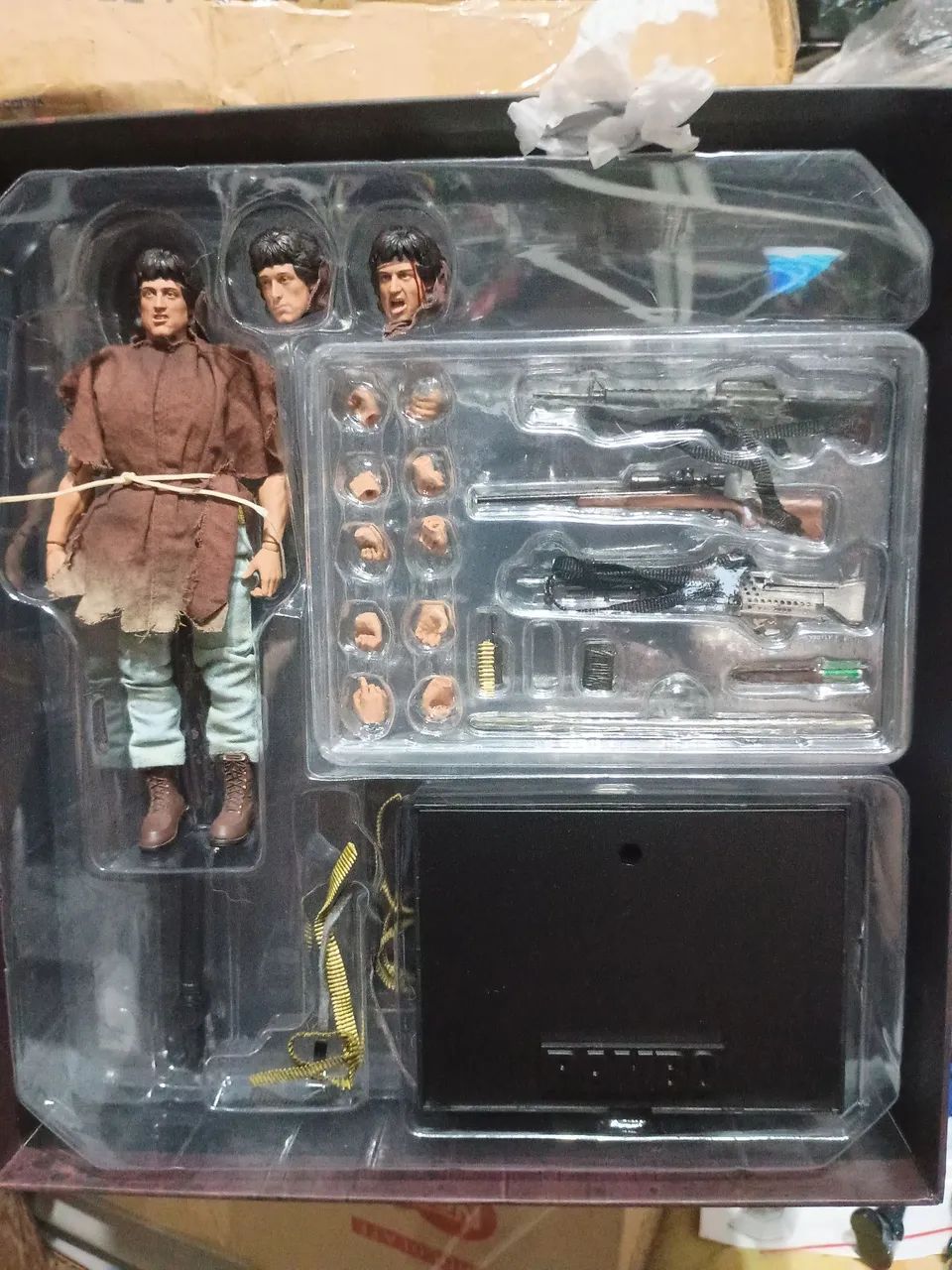 Rambo First blood hiya toys boneco figura 1/12 - Hobbies e