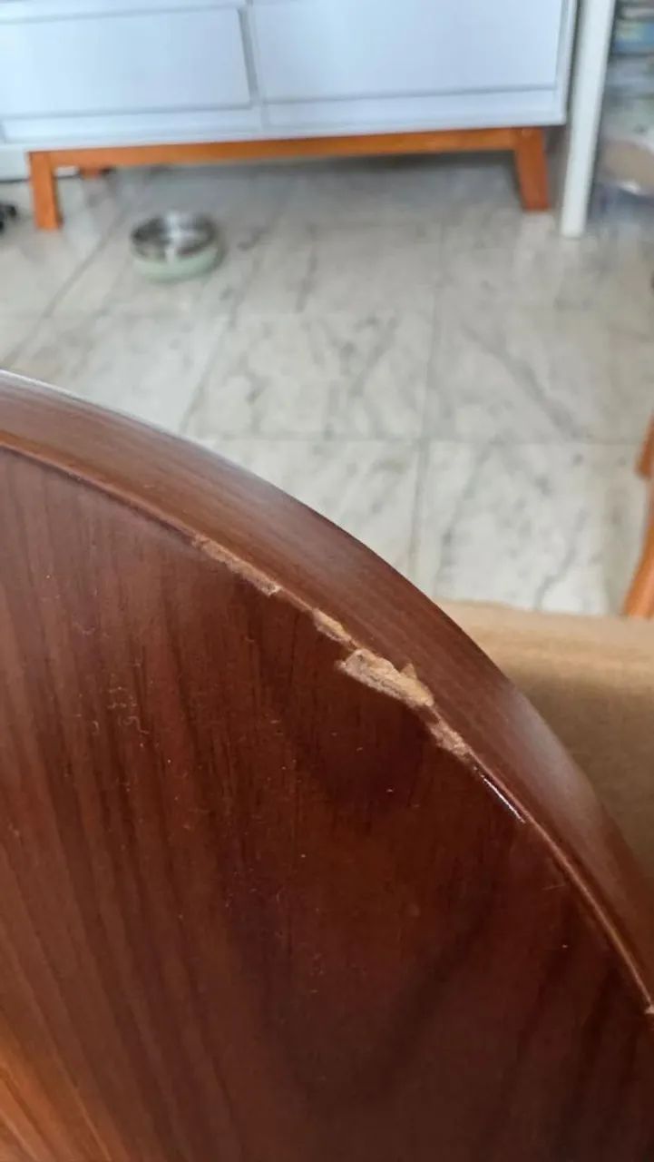 Par de cadeiras modelo EAMES WALNUT MADEIRA - Foto 5