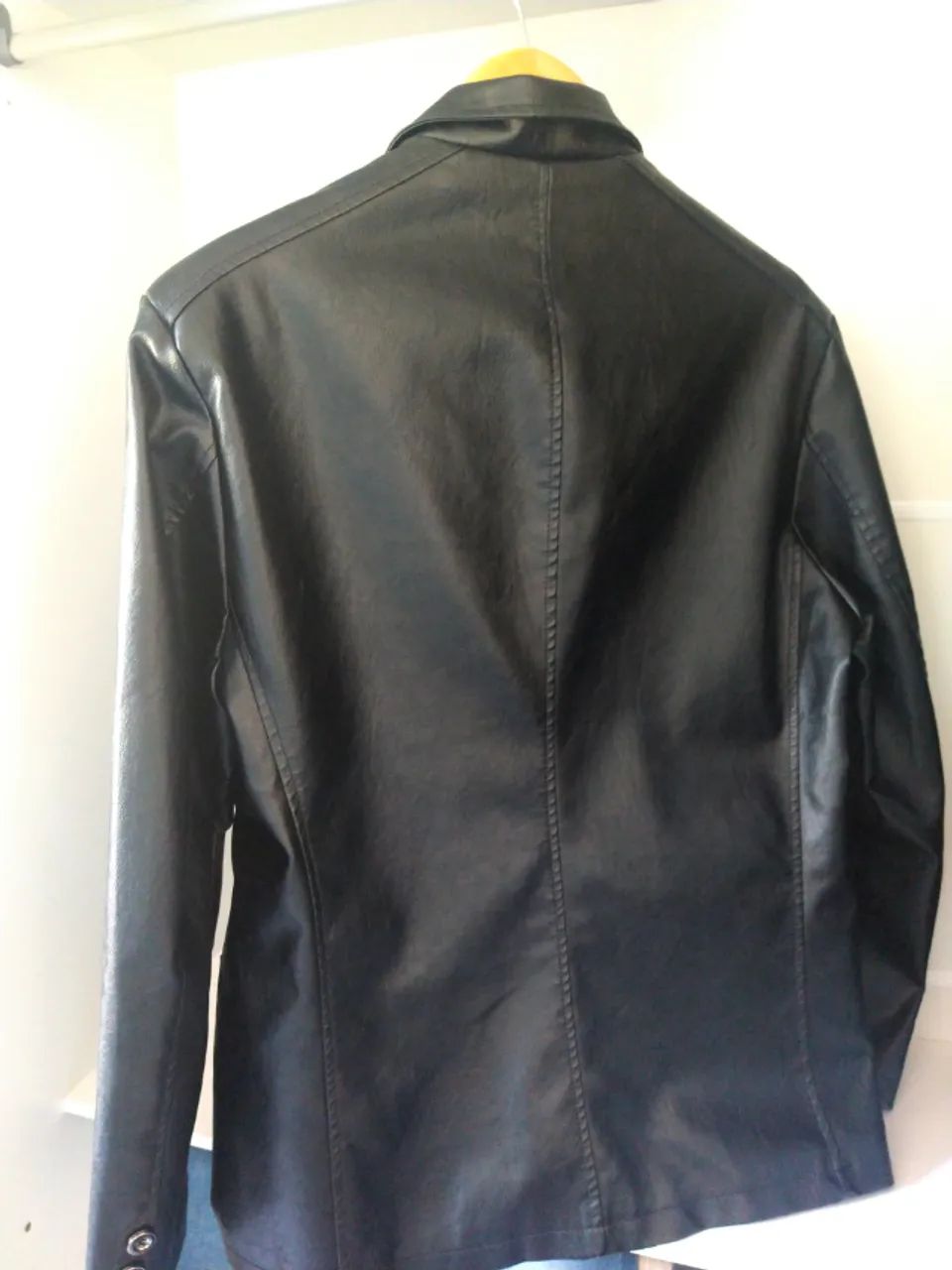 Blazer de Couro Masculino - Foto 2