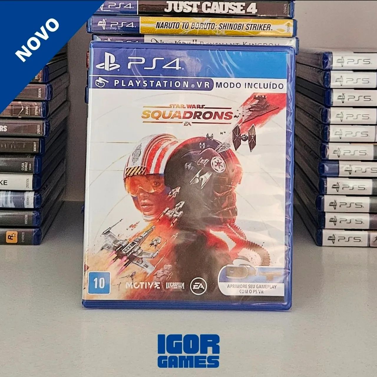 Star Wars - Squadrons | PS4, NOVO E LACRADO 