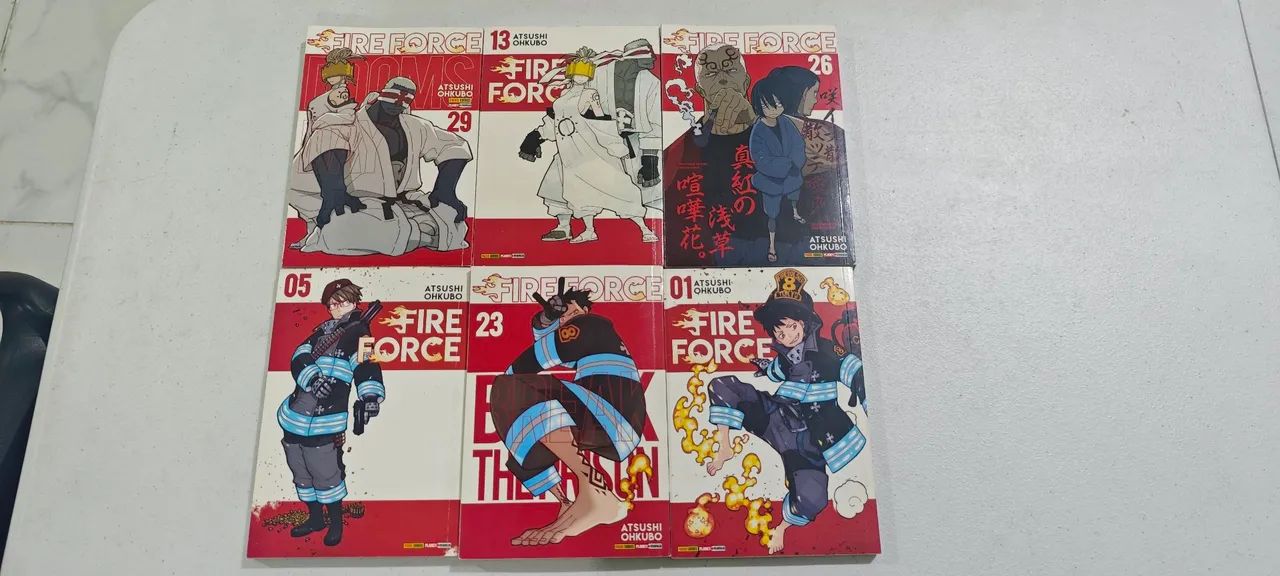 Mangás de Fire-Force 