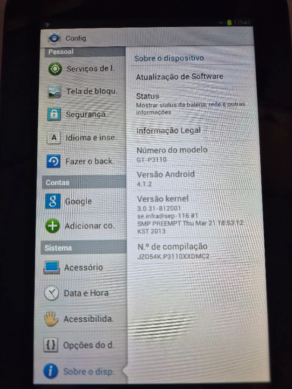 tablet samsung galaxy tab 2 7.0 gt-p3110