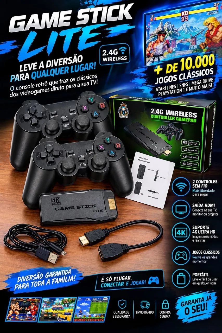 Game stick novos  - Foto 3