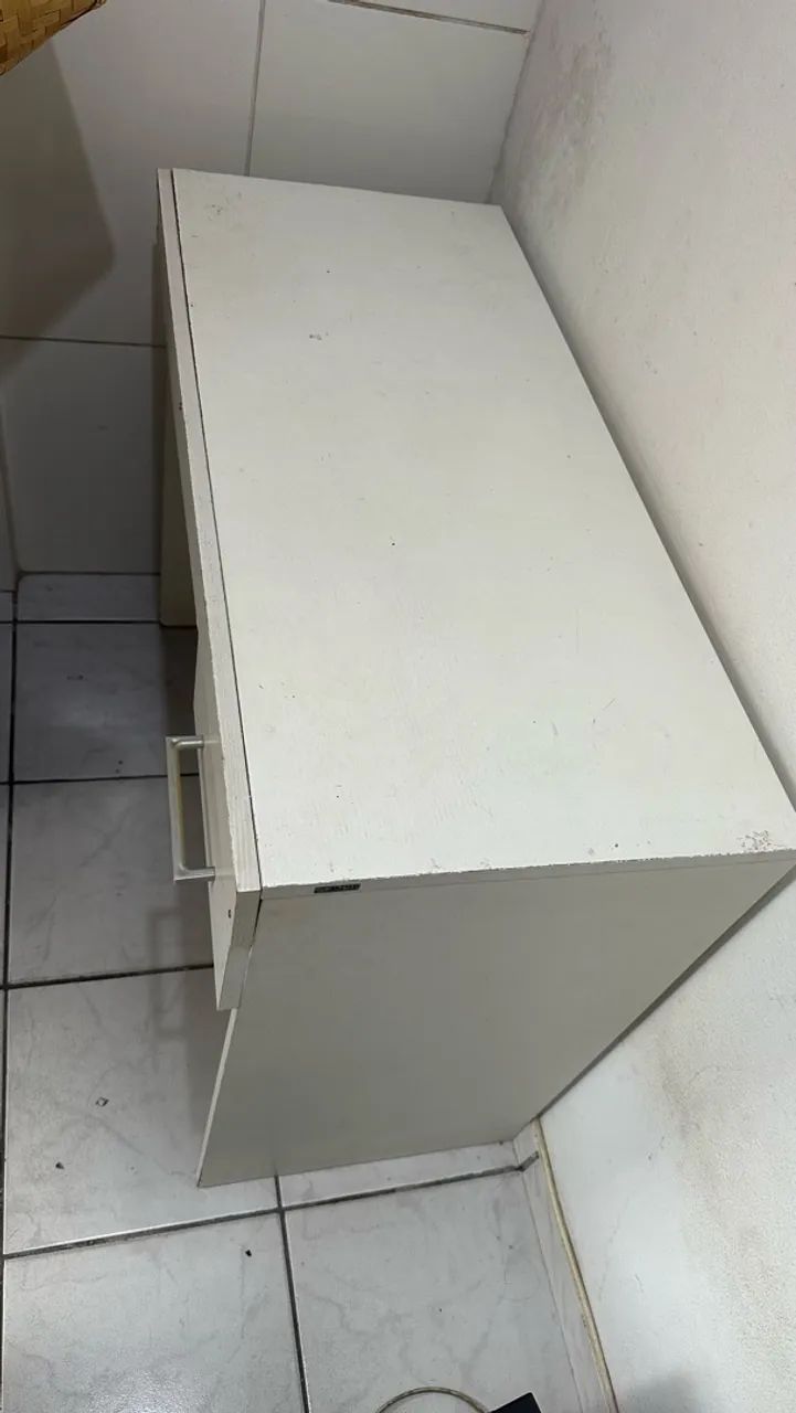 Escrivaninha Mesa branca  - Foto 2