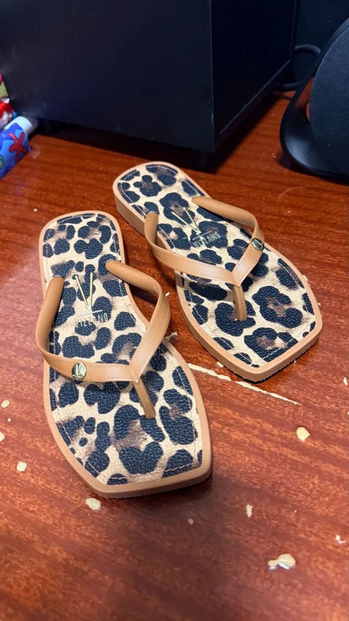 Chinelo feminino VIZZANO - Onça - Foto 3