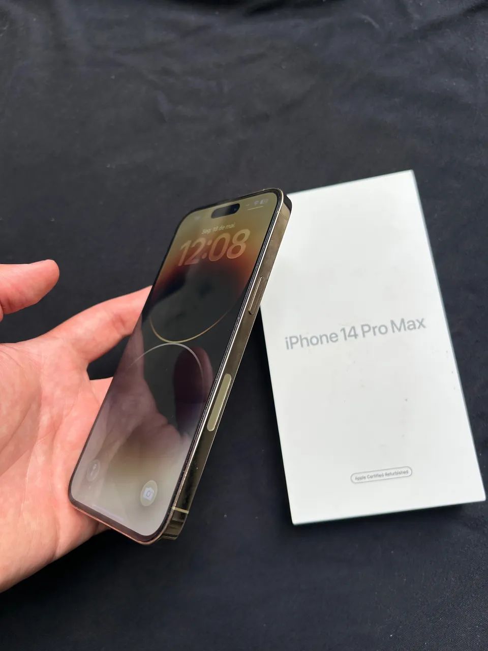 iPhone 14 Pro Max 256GB Gold Muito conservado - Celulares e