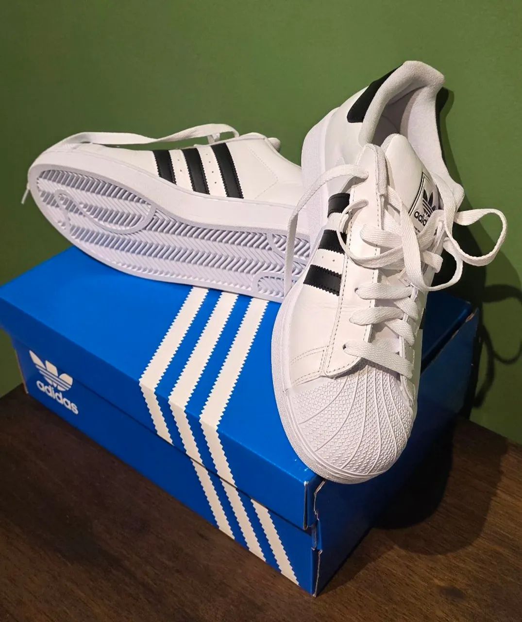 Tenis adidas superstar II branco tamanho 43, novo, na caixa, sem uso, original. - Foto 3