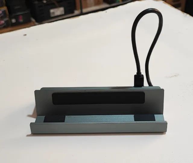 DockStation USB-C com HDMI, 3x USB 3.0 e LAN Ethernet, aceito cartão - Foto 2