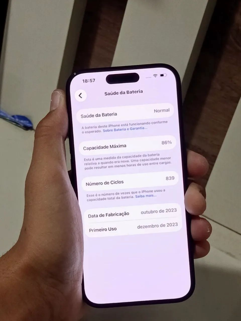 iPhone 15 Pro 256Gb SEM MARCA DE USO - Foto 2