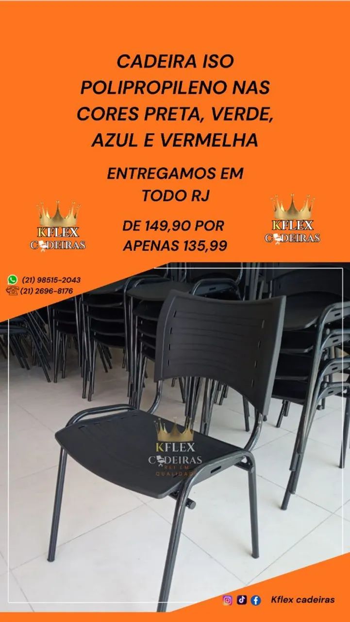 Cadeira ISO Polipropileno 