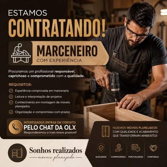 Marceneiro com Experiência