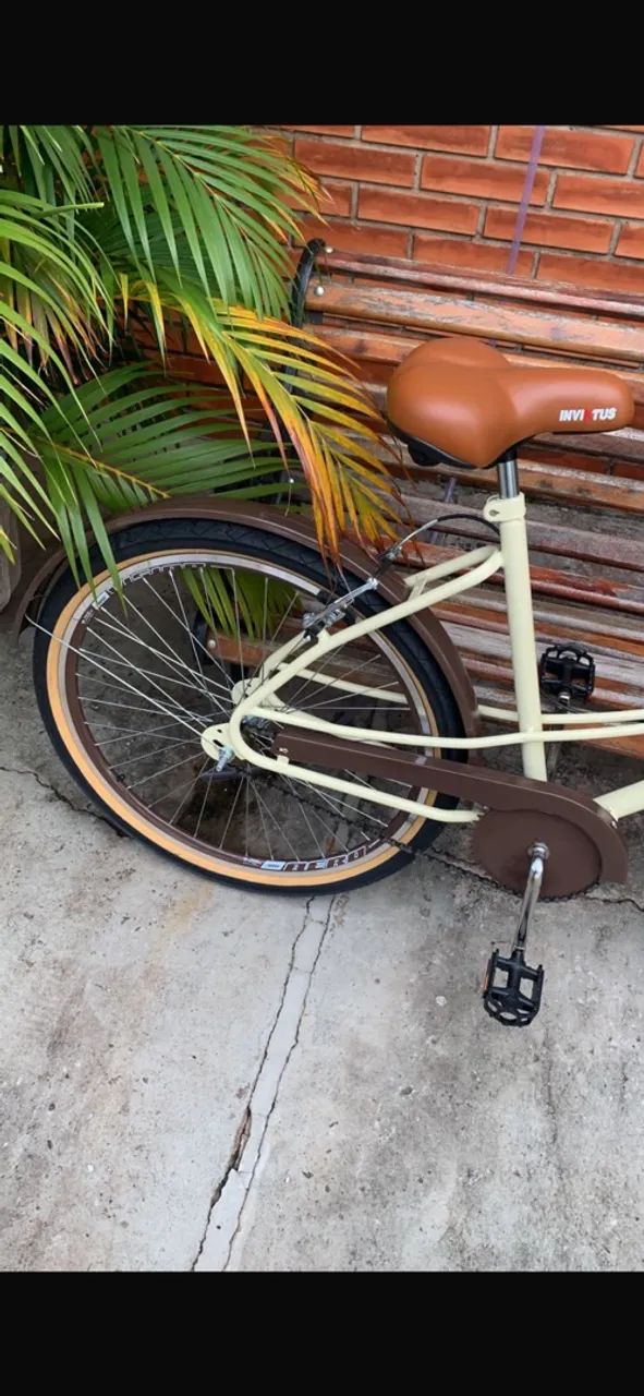 BICICLETA VINTAGE PRATICAMENTE NOVA - Foto 3