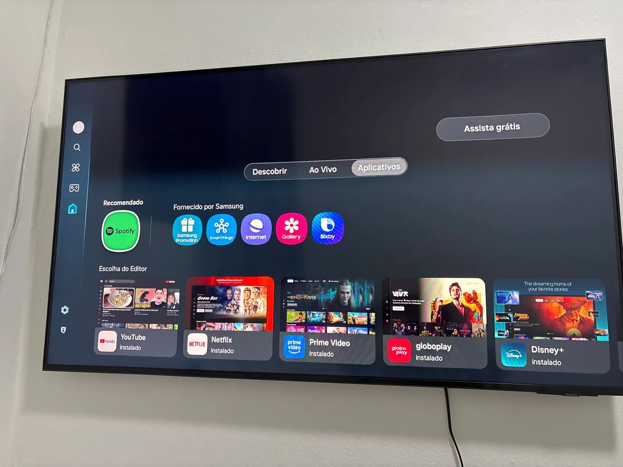Televisão Samsung Crystal 50 Polegadas - Foto 2