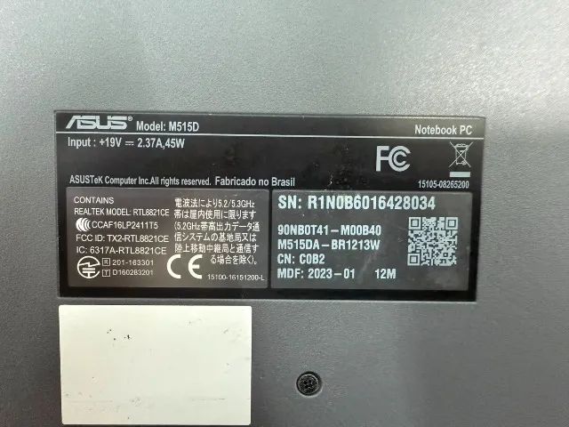 ASUS M515D com AMD Ryzen 5 3500U - Foto 2