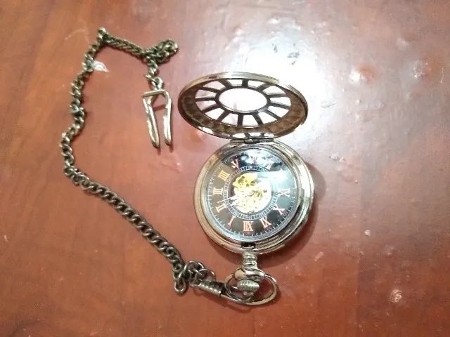 Relógio De Bolso Steampunk Relógio De Corda