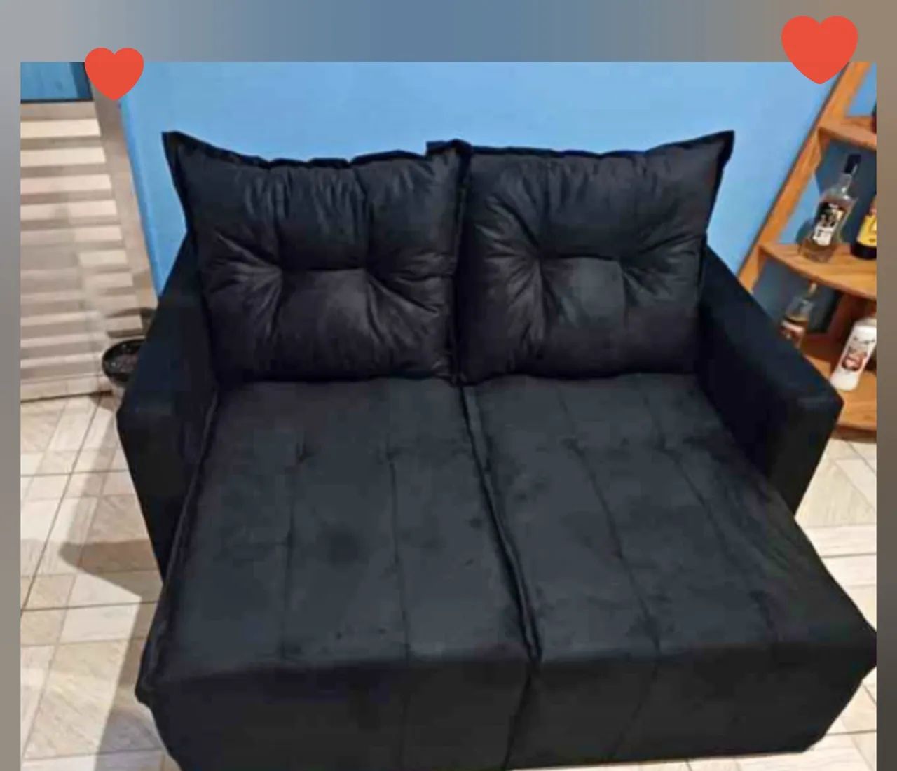 OFERTA DE FÁBRICA: Sofá retrátil 1.40m (PAGAMENTO NQ ENTREGA)
