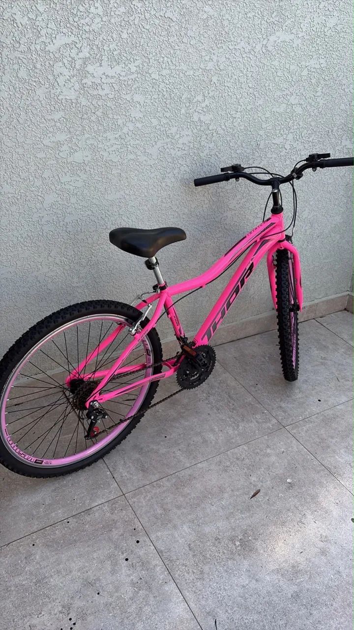 Bicicleta Track Aro 26 Rosa nova - Foto 3