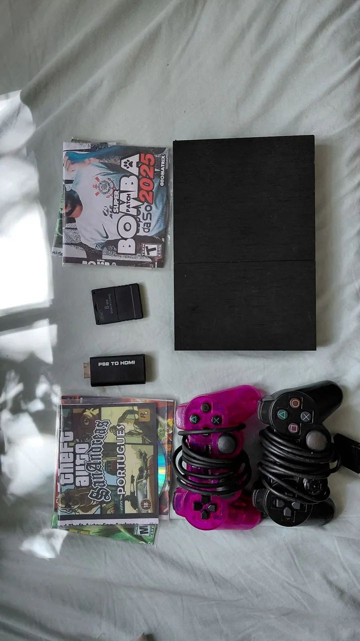 PS2 SLIM COMPLETO 