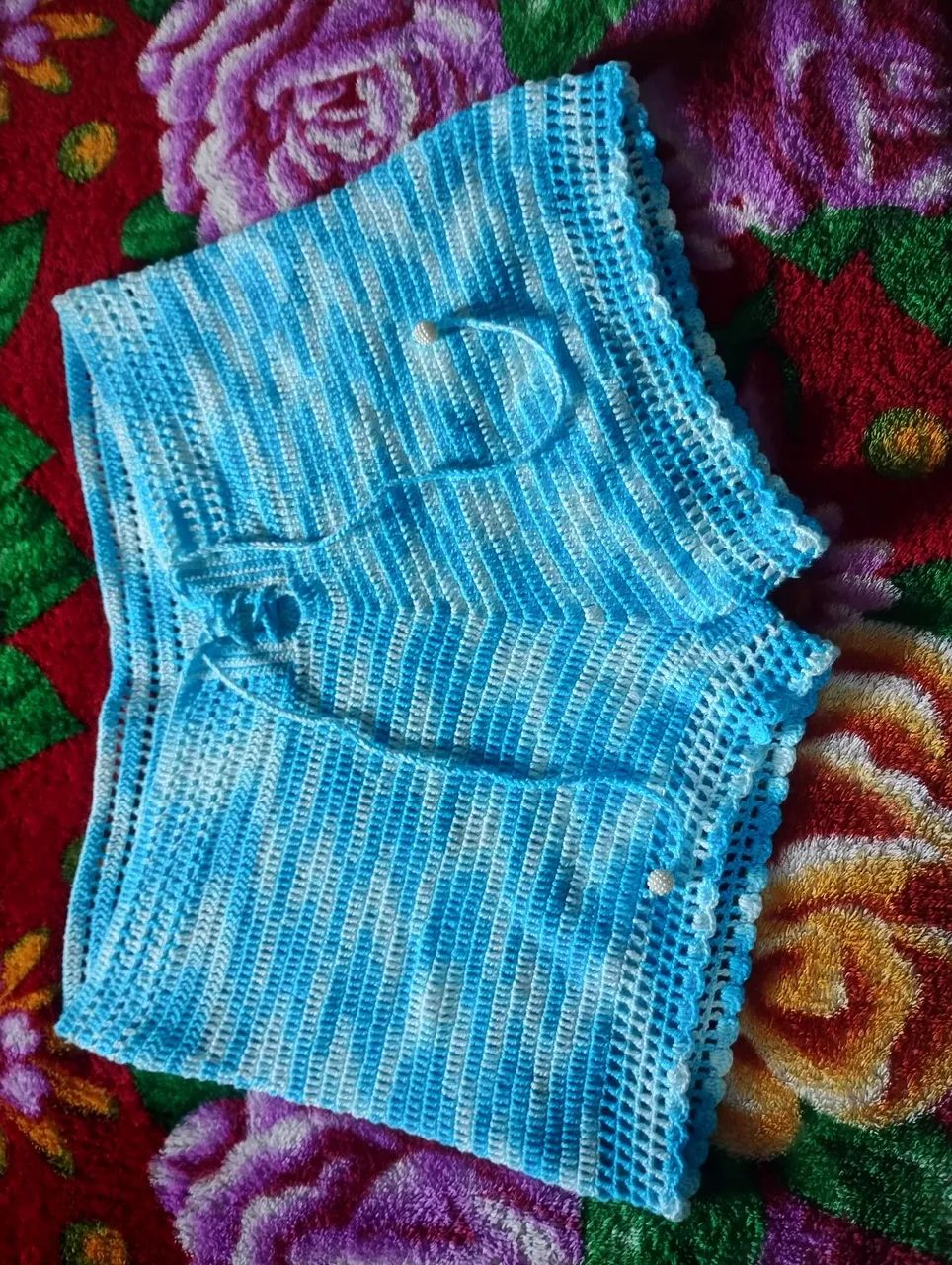 Short de crochê 