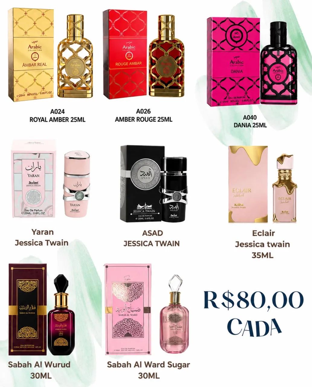 Perfumes árabes 