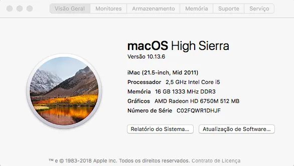 iMac 2011 recém revisado com16GB de memória e HD SSD de 256GB - Foto 3