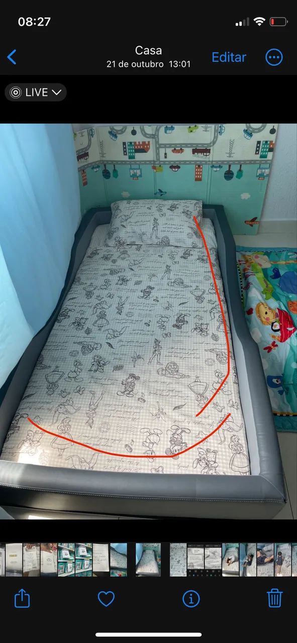 Cama montesoriana Inphantil ou troco por cama baú casal - Foto 2