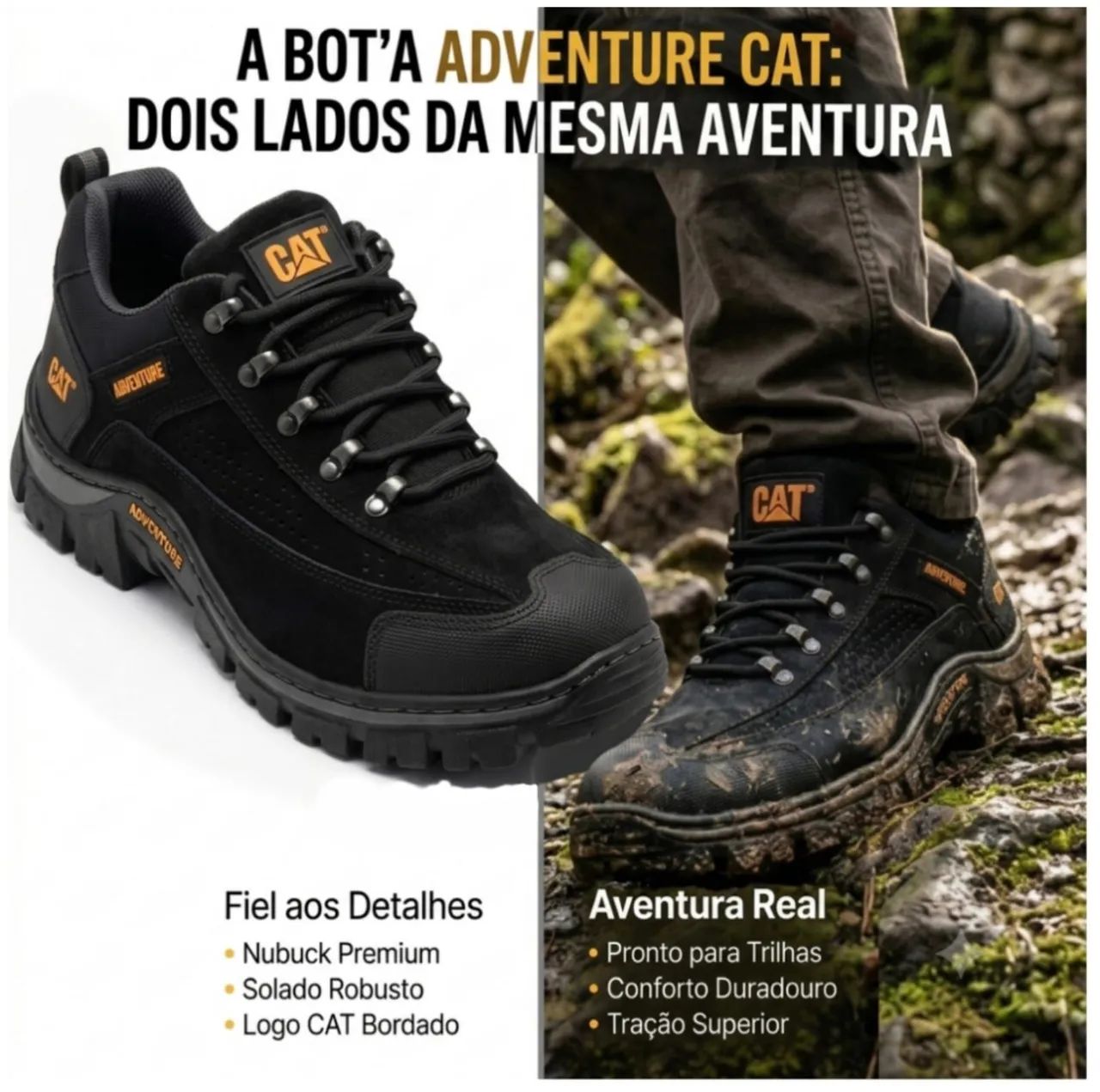Bota Caterpillar Nobuck 