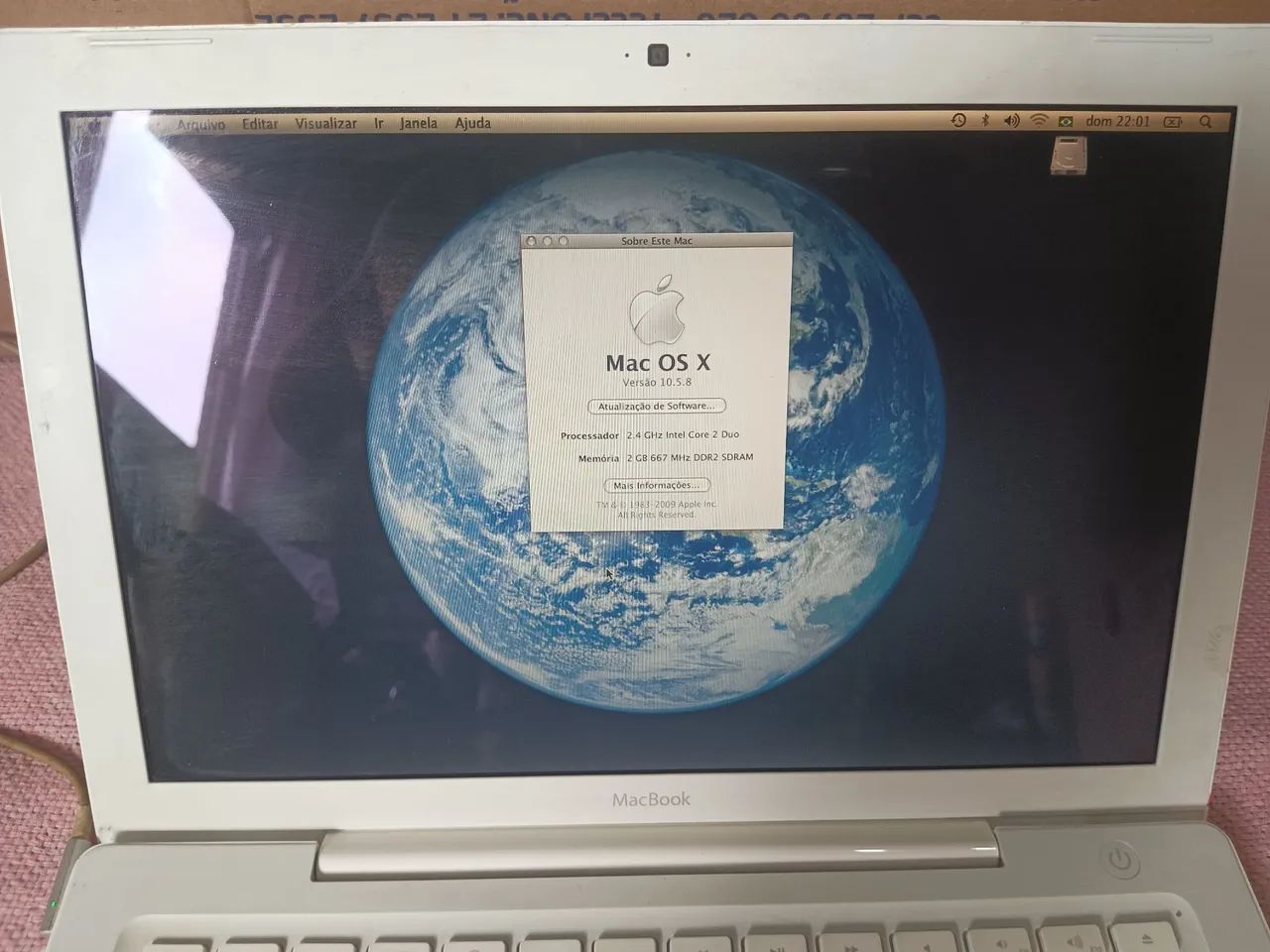 NOTEBOOK Apple MacBook branco na CAIXA, LEIA O ANÚNCIO  - Foto 4