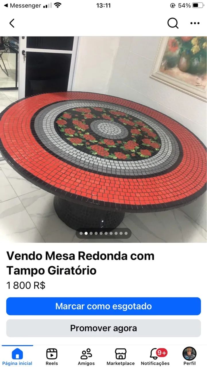 Vendo Mesa com Tampo Giratório  - Foto 5