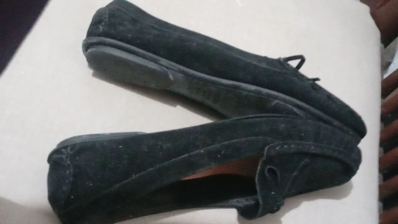 Mocassim couro preto 38 - Foto 3