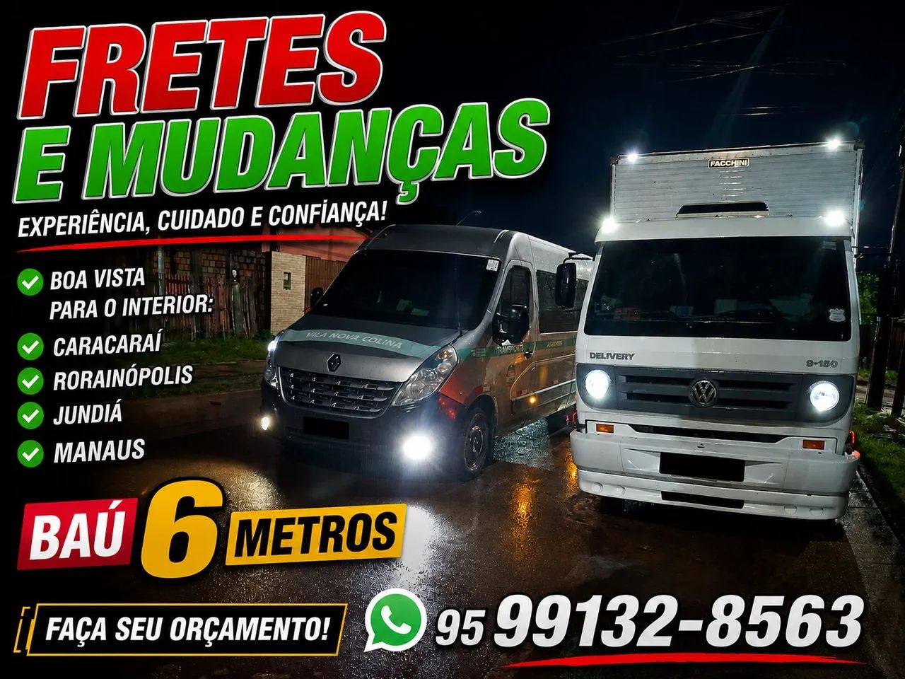 Caminhão baú 