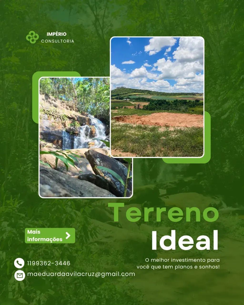Terrenos amplos com cachoeira e lago privativos em Igaratá!