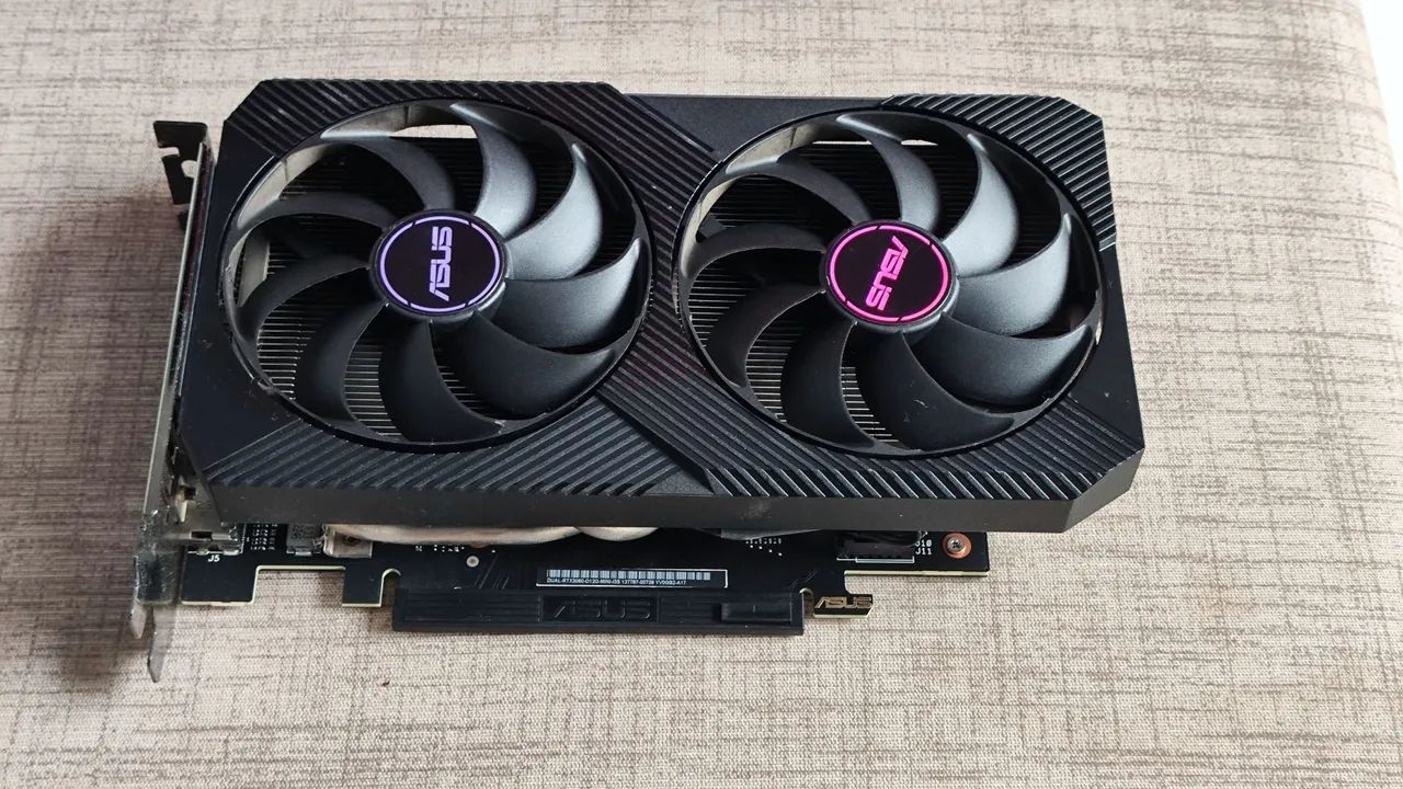 placa de vídeo rtx3060 12GB asus ddr6