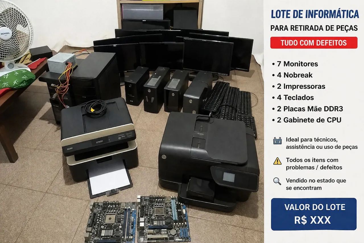 Venda de Instens de Informática 
