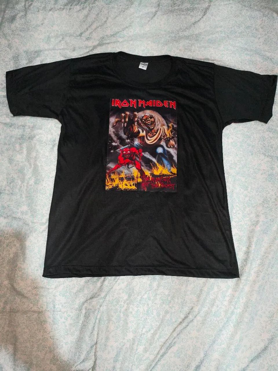 Blusa simples Iron Maiden P