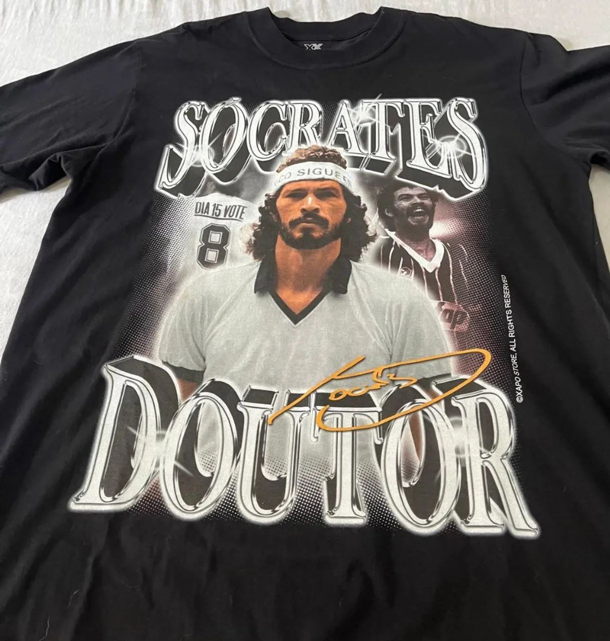 Camiseta doutor Sócrates Corinthians 