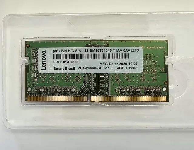 Memória RAM 4GB DD4 - NOTEBOOK