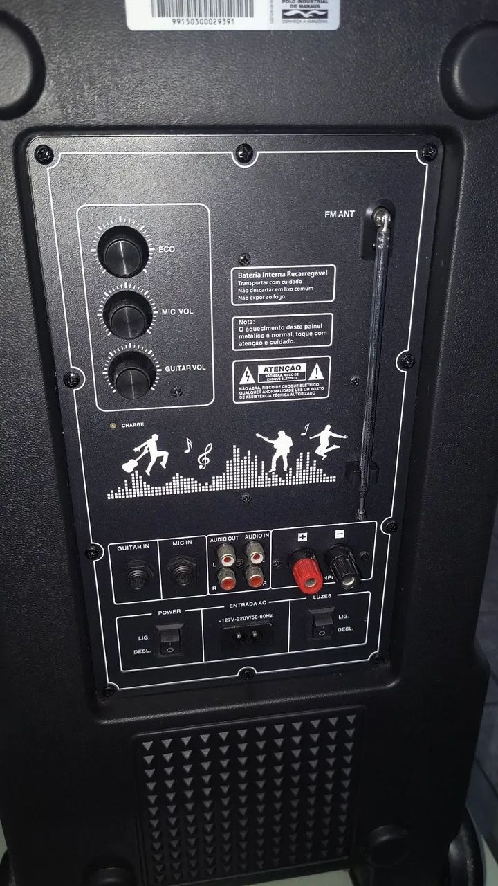 Caixa amplificada de som Mondial CM-700 - Foto 3