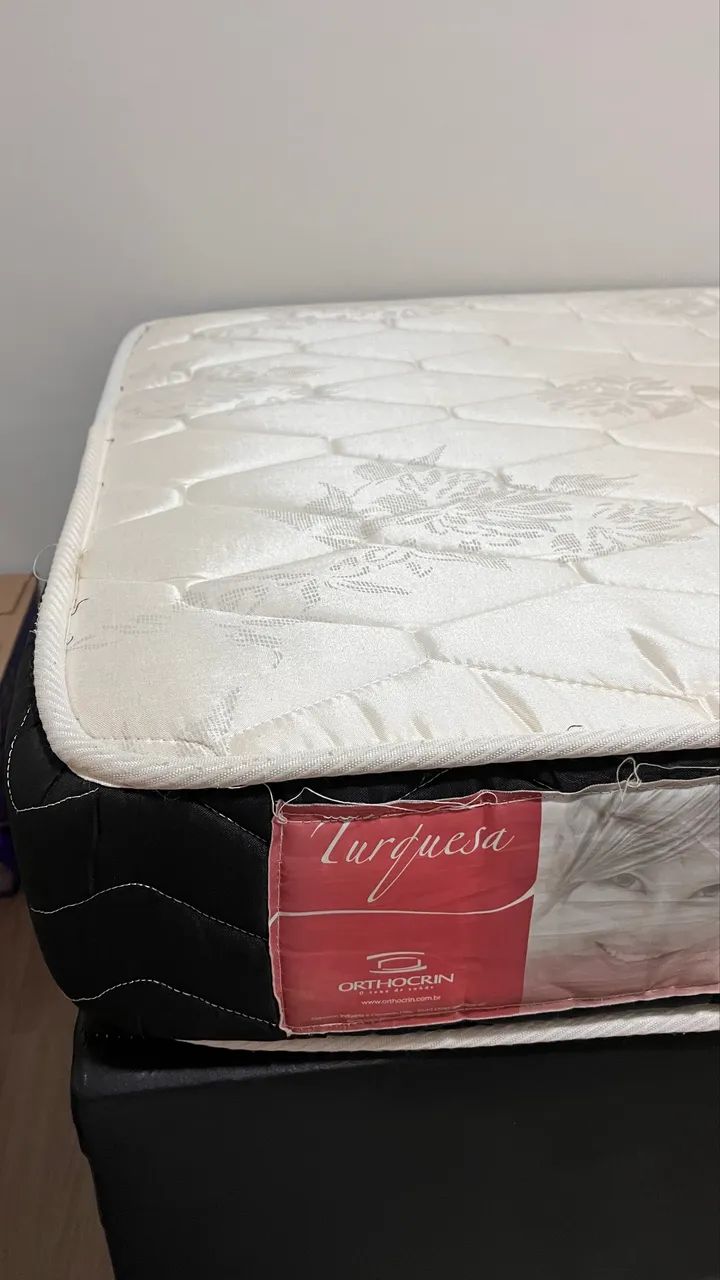 Cama box + colchão Ortobom/orthocrim - Foto 3