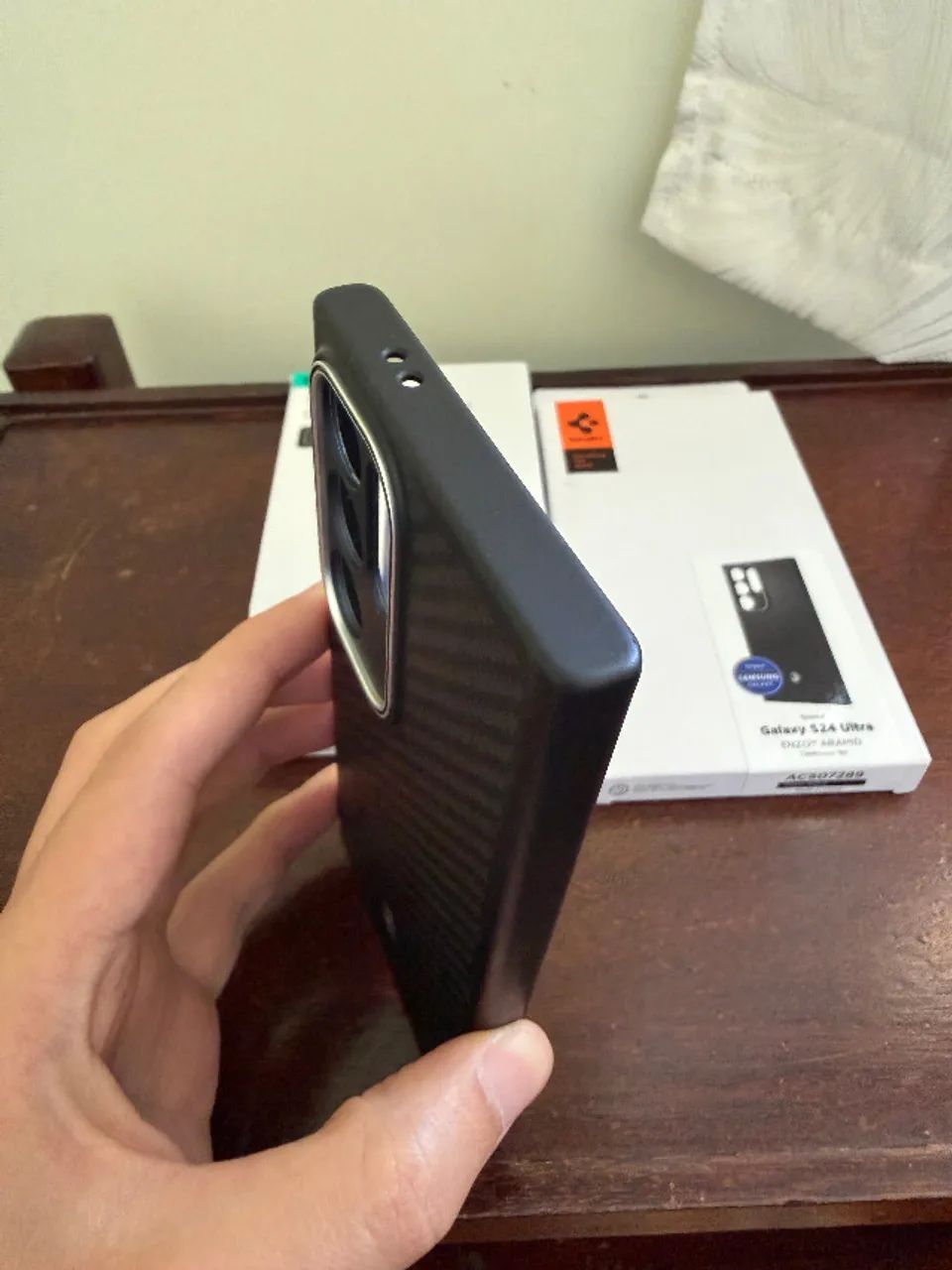 Case Para S24 Ultra Spigen + Película - Foto 2