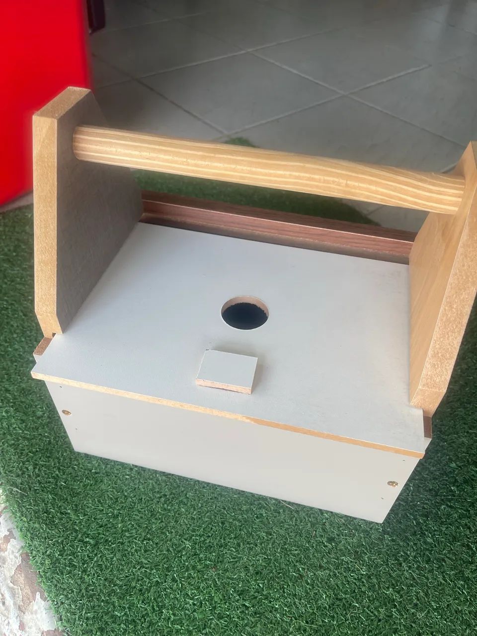 Caixote de colocar minhoca para pesca 