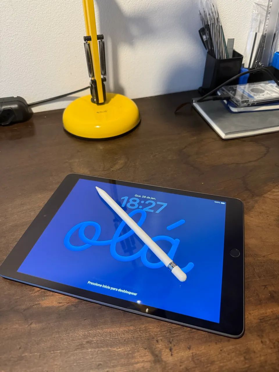 iPad 9 Geração + Apple Pencil 1ª Geração- Impecável (Dono Único