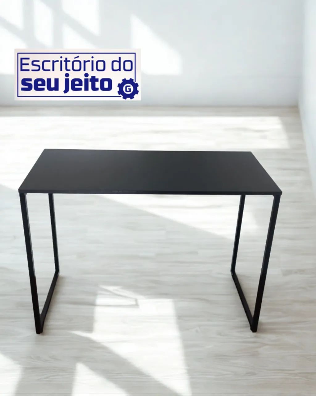 Mesa Industrial 1m NOVA Birô Multiuso para Escritório Notebook Computador de Estudo - Foto 4