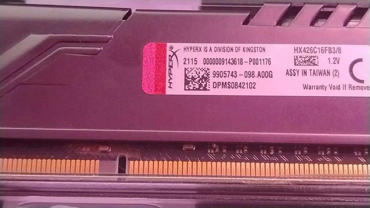 Memorial RAM DDR4 HYPER X FURY 8GB - Foto 2