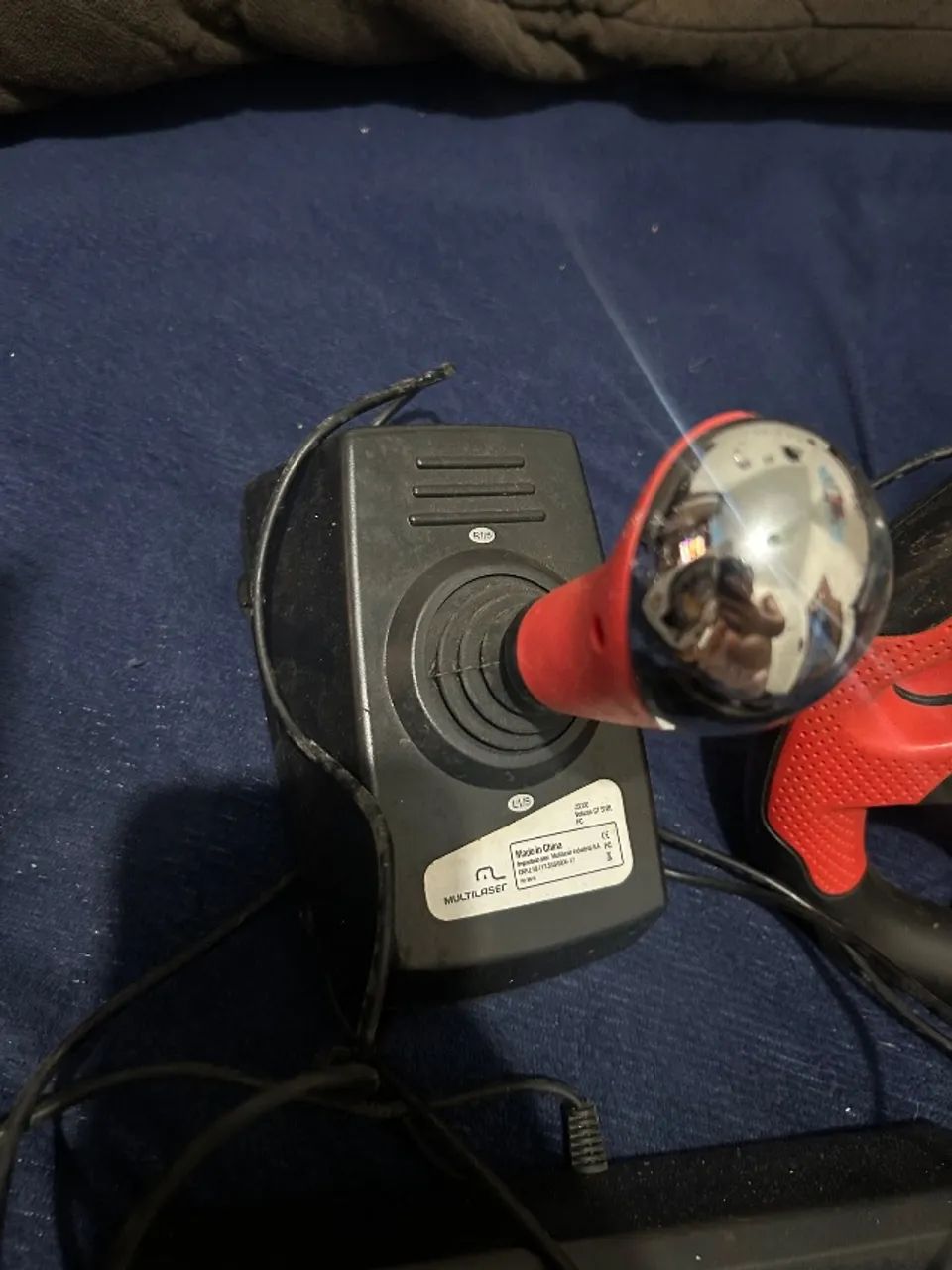 Volante Multilaser para PS2 e PC. Valor negociável  - Foto 3