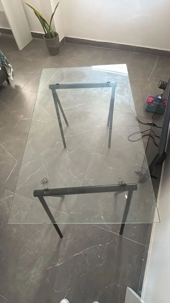 Mesa de vidro 