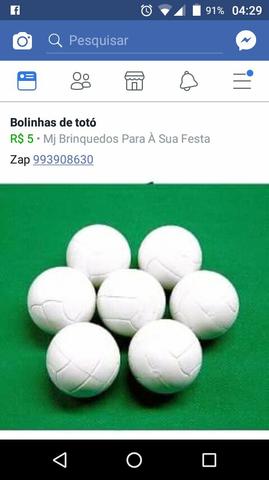 Bolinhas de totó