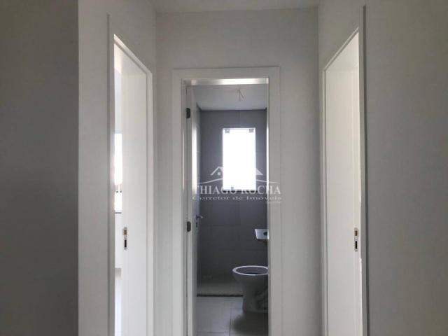 Amplo apartamento de 2 quartos, piso porcelanato e interfone- - Foto 9